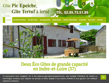 Tablet Screenshot of eco-gite-sejour-picepeiche.com